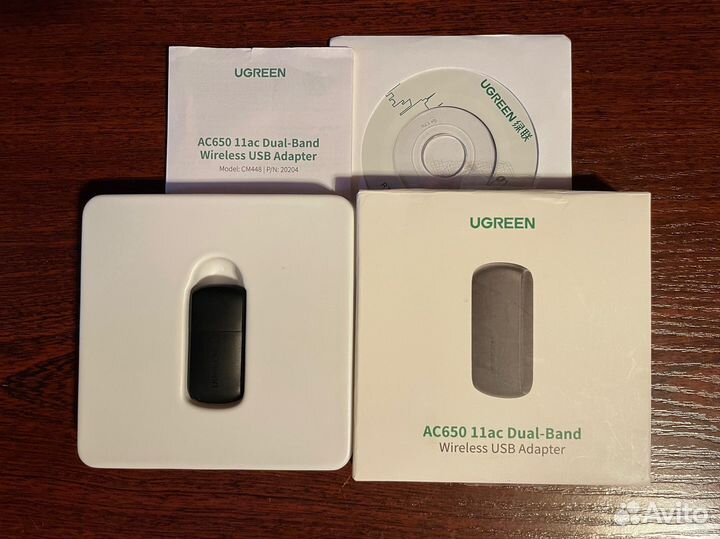 Usb wifi адаптер Ugreen 5Ghz и 2.4Ghz новый