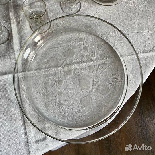 Ваза Стеклянные Вазочки на ножке СССР