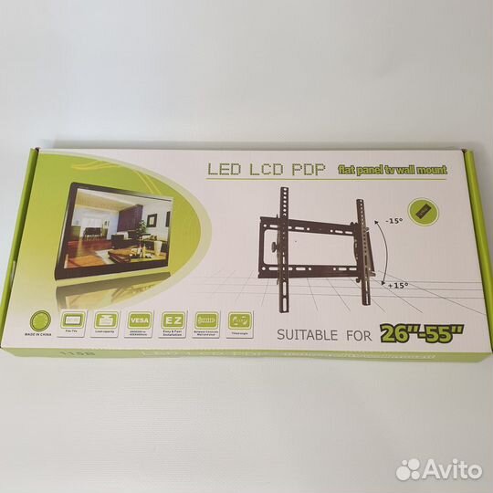 Наклонный кронштейн для телевизоров 26-63 дюймов