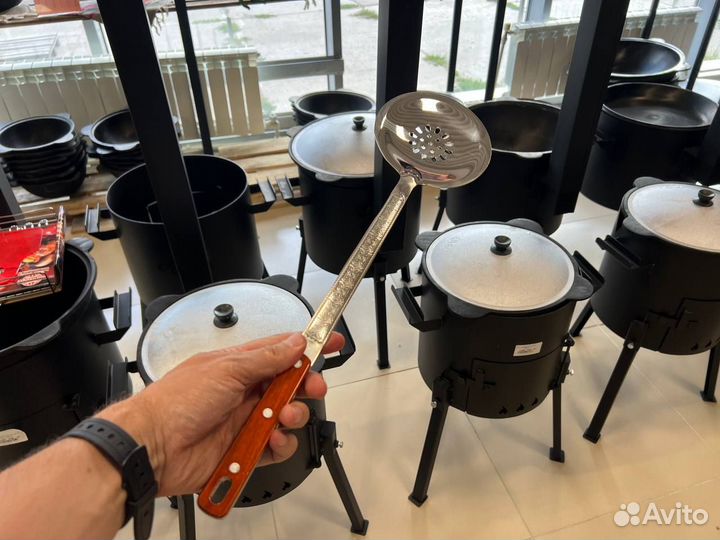 Чугунные казаны и печи под казан