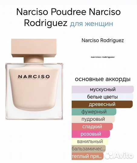 Духи тестер Narciso Rodriguez Narciso Poudree 65мл