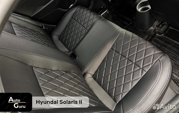 Чехлы на Hyundai Solaris 2