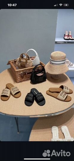 Балетки miu miu