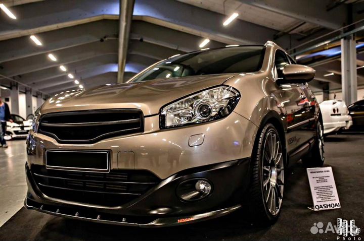 Накладка, сплиттер Maxton Design Nissan Qashqai