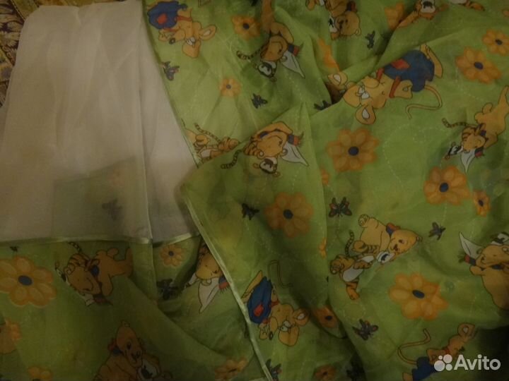 Шторы в детскую тюлевидные цветные