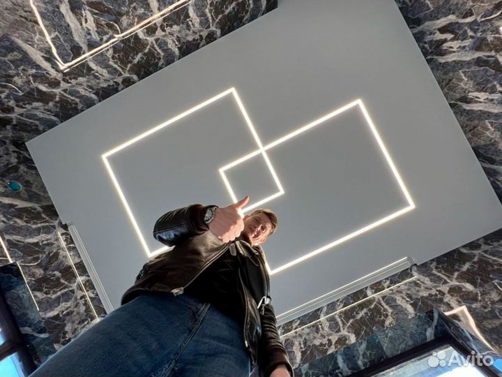 Натяжные потолки любой сложности