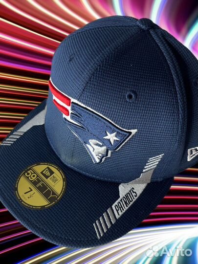 Бейсболка new era 59 NEW england patriots 7 1/2