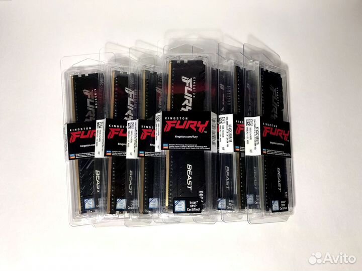 Оперативная память ddr4 Kingston Fury Beast 16gb