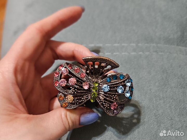 Заколка крабик
