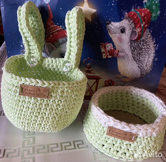 Корзинка на кроватку