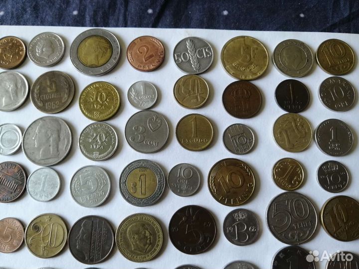 110 монет мира без повторов