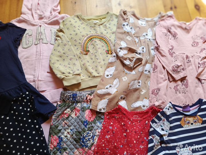 Одежда для девочки 98-104 next gap hm