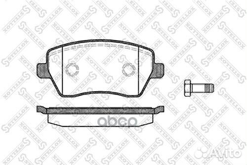 998 000-SX 987 00 колодки дисковые п Nissan M