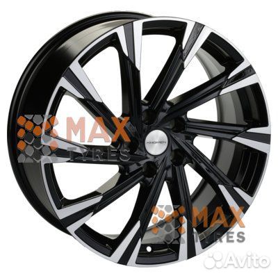 Khomen Wheels KHW1901 (NX) Black-FP 7.5/0 R19