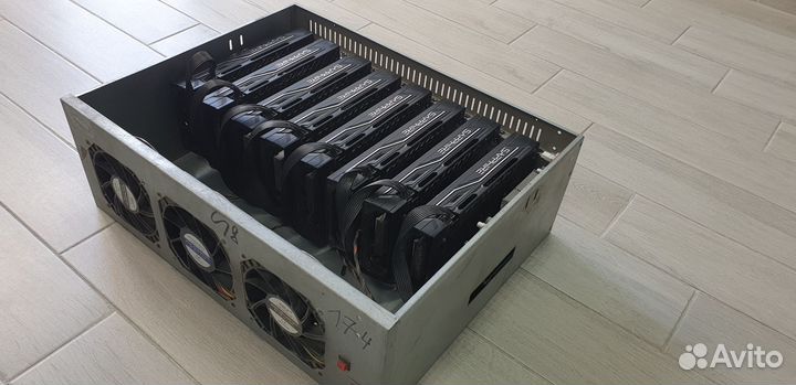 Майнинг ферма RX580 8Gb Sapphire