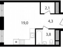 Квартира-студия, 29,2 м², 20/30 эт.