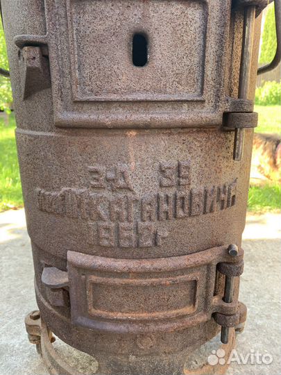 Печь пов-57 буржуйка Кагановича 1952 год