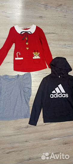 Кофта новый год, Адидас толстовка 134