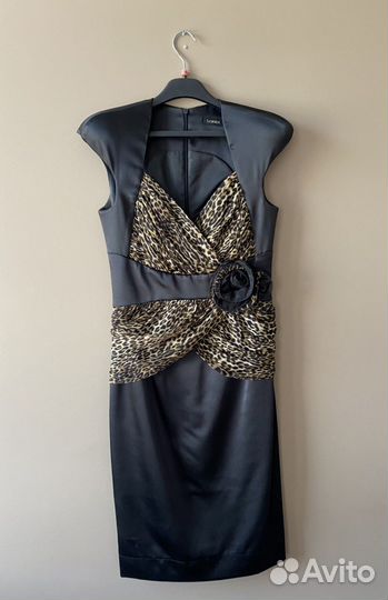 Lakbi атласное платье костюм 44