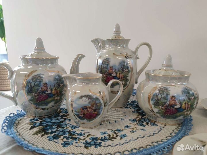 Чайно кофейный сервиз набор посуды