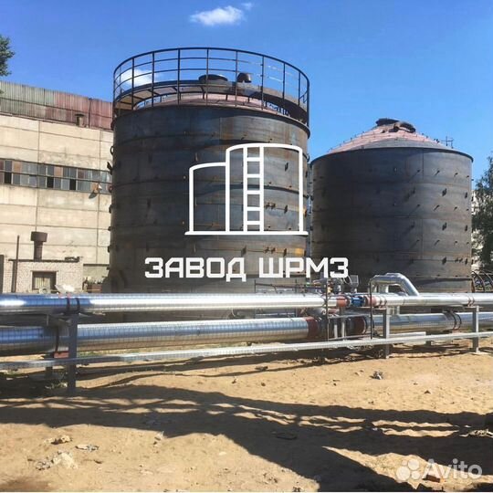 Резервуар вертикальный 500, 700, 1000, 2000 кубов