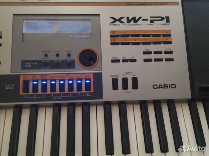 Синтезатор casio xw- p1