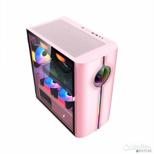 1stplayer infinite space IS3 Pink / mATX, TG / 1x1