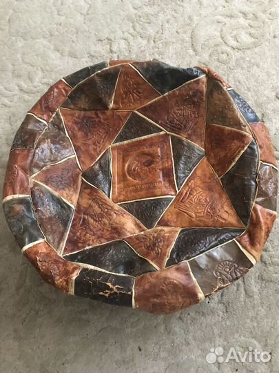 Пуф восточный кожа