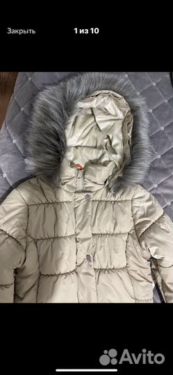 Зимнее пальто для девочки
