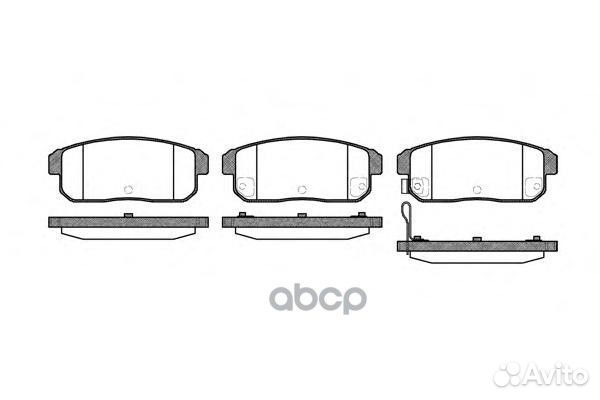 Колодки торм.дисковые 288311 Road house