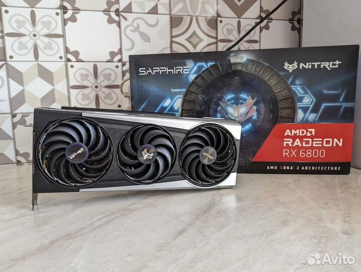 16 Гб Sapphire RX 6800 Nitro+ Топ исполнение