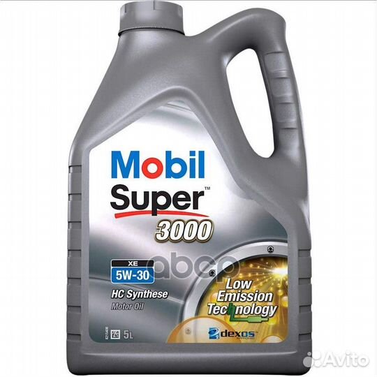 Масло моторное Mobil 5W-30 Super-3000 XE, 5л Mobil