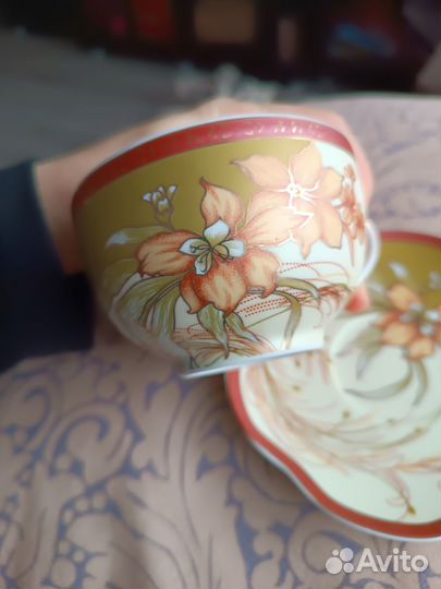 Чашка с блюдцем Yamasen