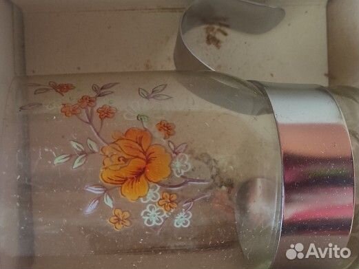 Стакан с подстаканником СССР