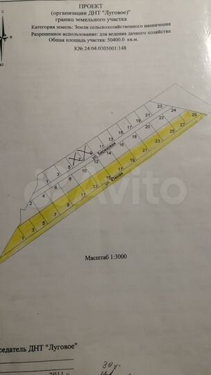 Участок 5,04 га (СНТ, ДНП)