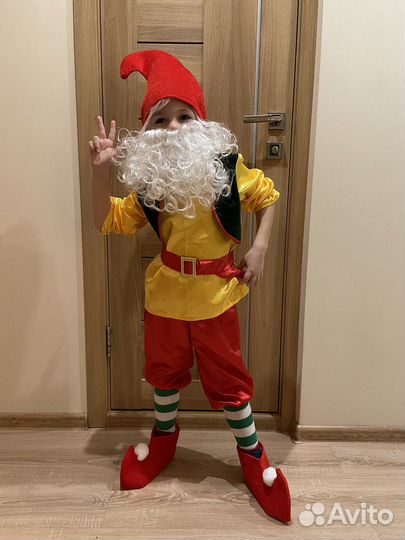 Новогодний костюм гномик