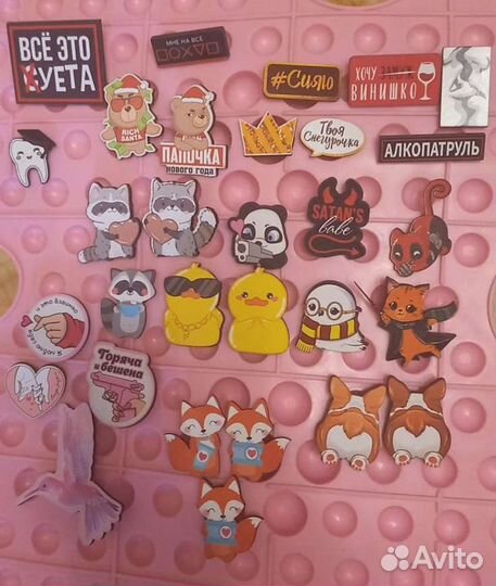 Брошь значок зверушки животные