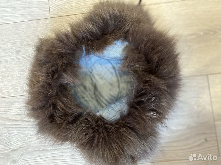 Шапка из цельной шкуры песца