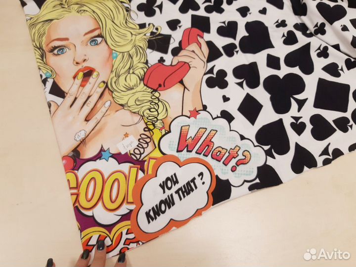 Ткань трикотаж кулирка, Футер 3-х нитка петля