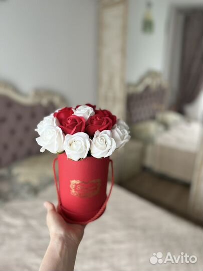 Букет из мыльных цветов