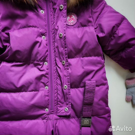 Зимний комбинезон для девочки 80