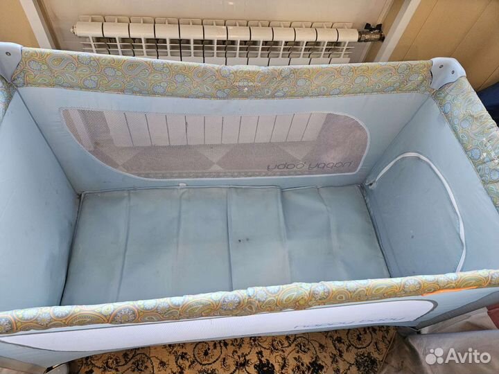 Манеж-кровать Happy Baby Martin, blue