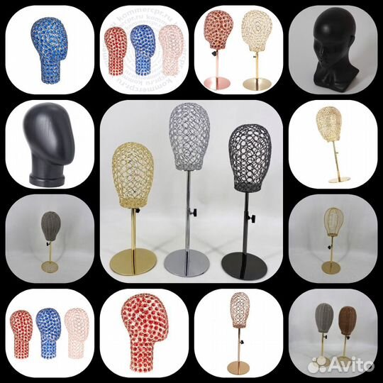 Черный и белый глянцевый манекен