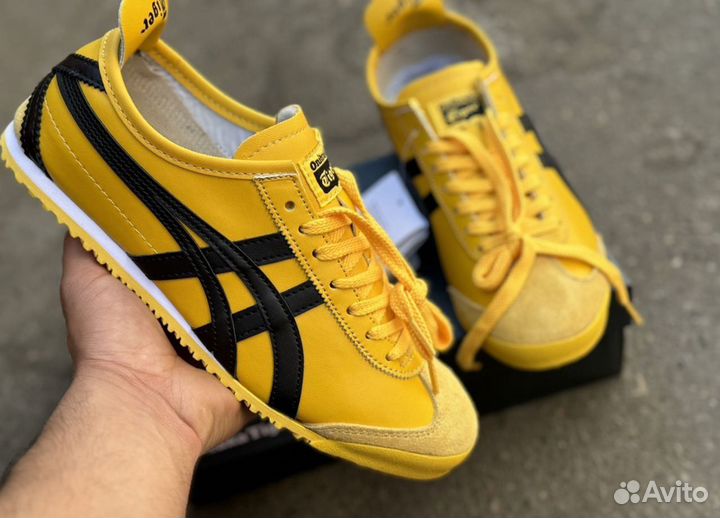 Кеды asics onitsuka tiger mexico 66 yellow