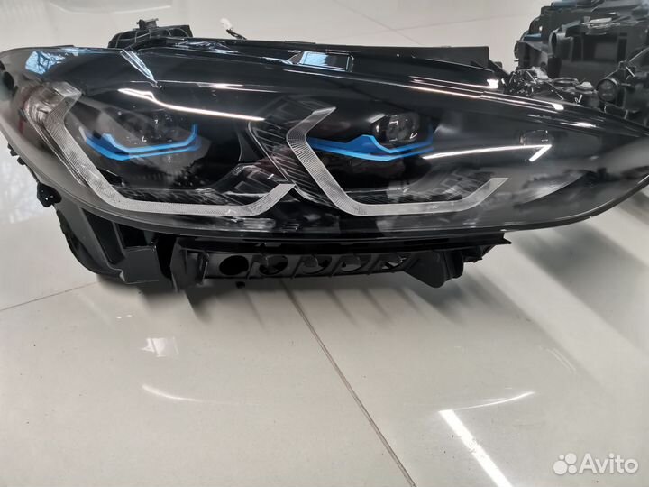 Bmw M3 G80 M4 G82 фары laser shadow Black