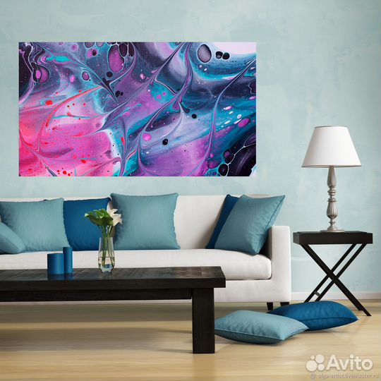 Интерьерная картина. Яркая красивая