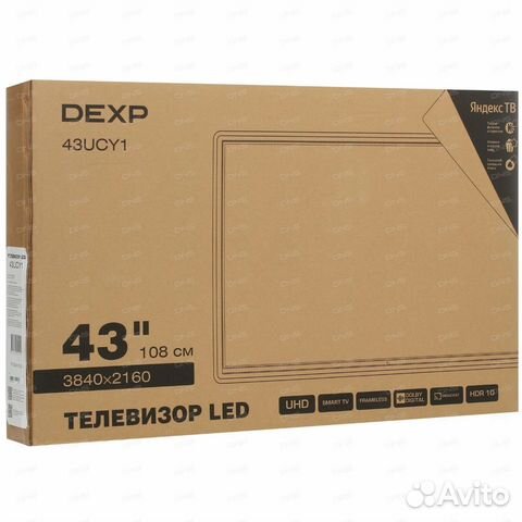 Телевизор dexp 43