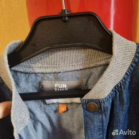 Джинсовая куртка для мальчика 146 fun time