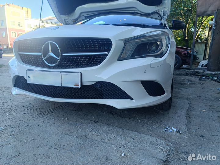 Передний бампер дорест на Mercedes CLA 117