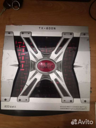 Усилитель Toxic TX-800N 800watt (4х канальный)